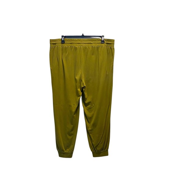 Any Body High Waisted Joggers Olive Green Size XL Minimalist Neutral Coastal - Picture 10 of 12
